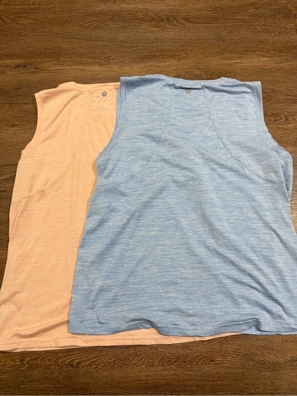 Danskin Essential Breathe Yoga Tank Top 2-Pack – Light Blue/Peach Women’s Size M - Picture 7 of 8